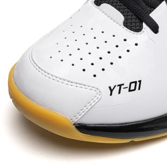 Кроссовки для бадминтона Li-Ning Yun Ting Power Gold (бело-черные)