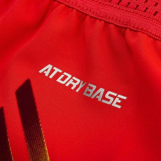 Шорты женские для бадминтона (красн/бел) Li-NING AAPN006-1