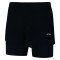 Шорты женские для бадминтона с компрессионным бельем (черные) Li-NING AAPN038-1