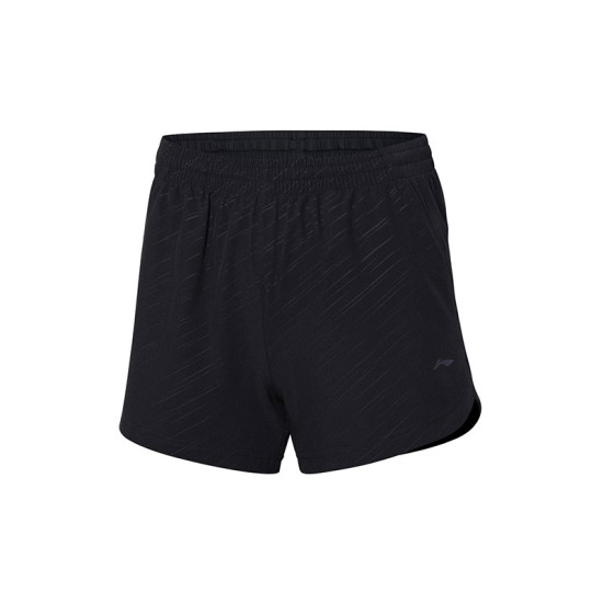 Шорты женские для бадминтона (черные) Li-NING AAPP056-2