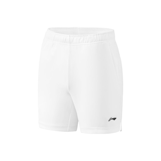 Шорты мужские для бадминтона (белые) Li-NING AAPR379-7