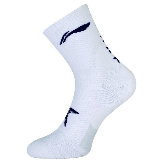 Носки мужские высокие (бел/черн) Li-NING AWLQ029-3
