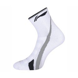 Носки мужские высокие (белые сер) Li-NING AWLQ033-2