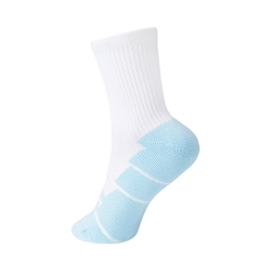 Носки женские высокие (белые/голуб) Li-NING AWLS243-6