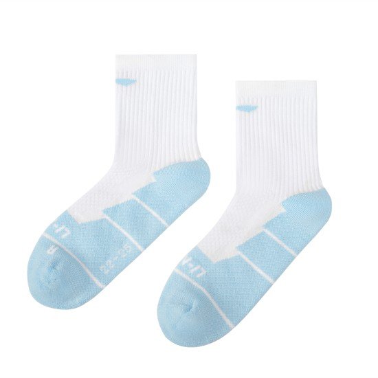 Носки женские высокие (белые/голуб) Li-NING AWLS243-6