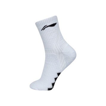 Носки мужские высокие (белые) Li-NING AWSL203-2