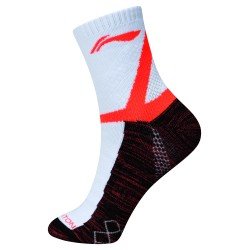 Носки мужские высокие (бел/оранж) Li-NING AWSM201-3