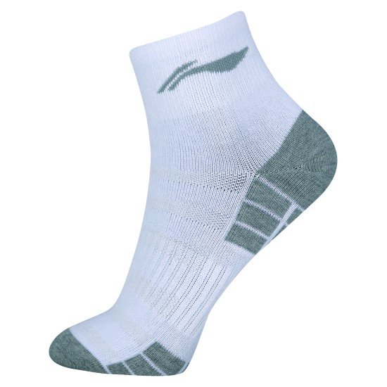 Носки мужские средние (бел/салатов) Li-NING AWSN237-2
