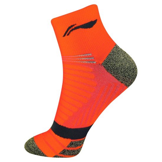 Носки мужские высокие (флуорисцент оранж) Li-NING AWSN241-4