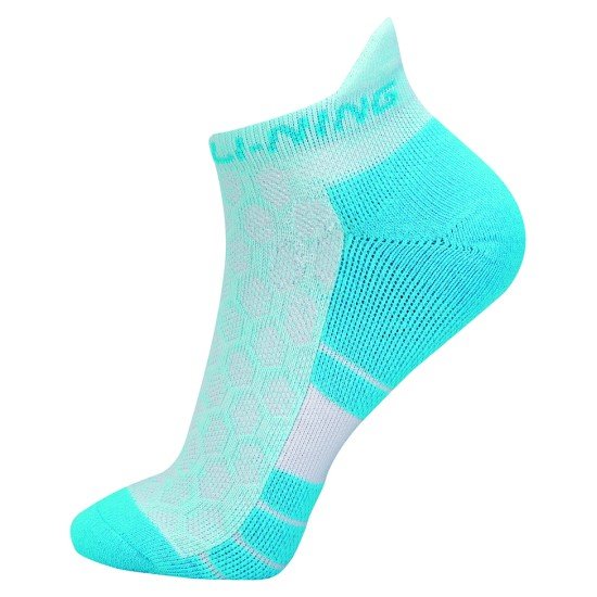 Носки женские низкие (бел/голуб) LI-NING AWSN298-3