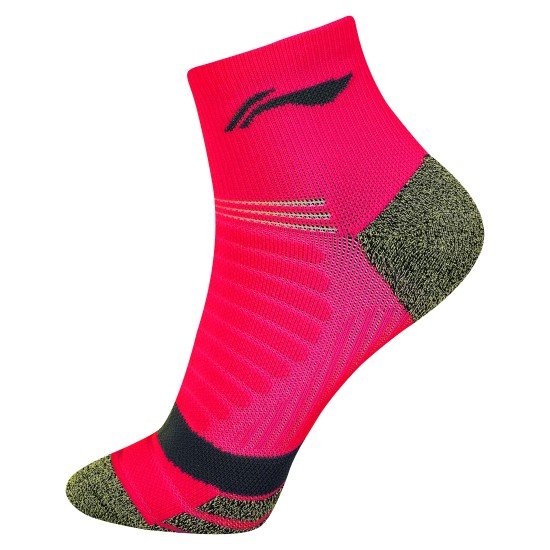 Носки женские средние (флуорисцент оранжевые) Li-NING AWSN302-2