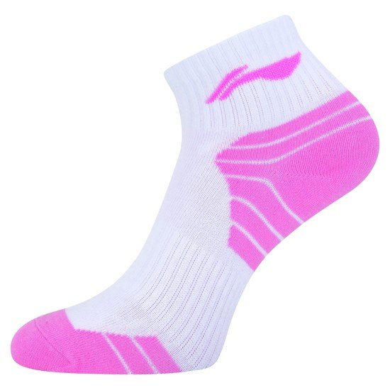Носки женские низкие (бел/роз) LI-NING AWSP224-1