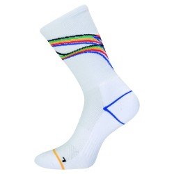 Носки мужские высокие (бел/цвет) Li-NING AWSQ251-1