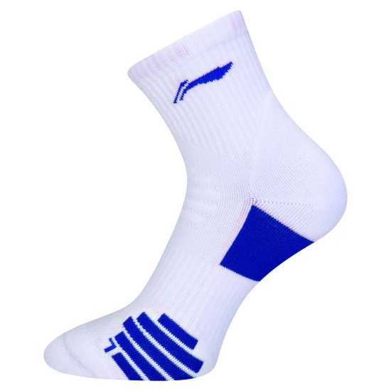 Носки мужские средние (белые/синие) Li-NING AWSR163-2