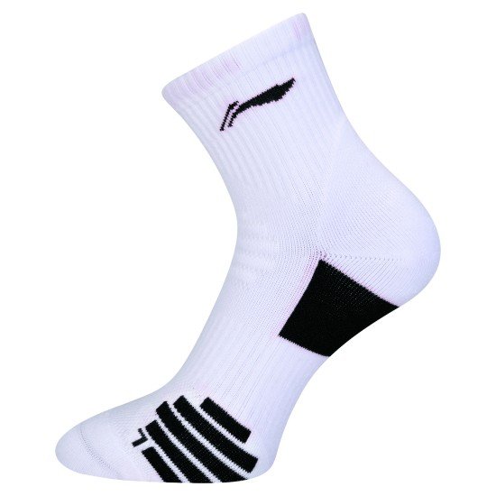 Носки мужские средние (белые/черные) Li-NING AWSR163-3