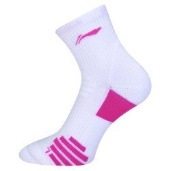 Носки женские высокие (бел/розовые) LI-NING AWSR164-2