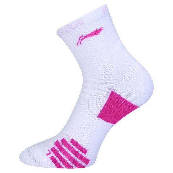 Носки женские высокие (бел/розовые) LI-NING AWSR164-2