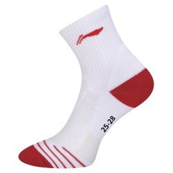 Носки мужские средние (белые/красные) Li-NING AWSS375-4