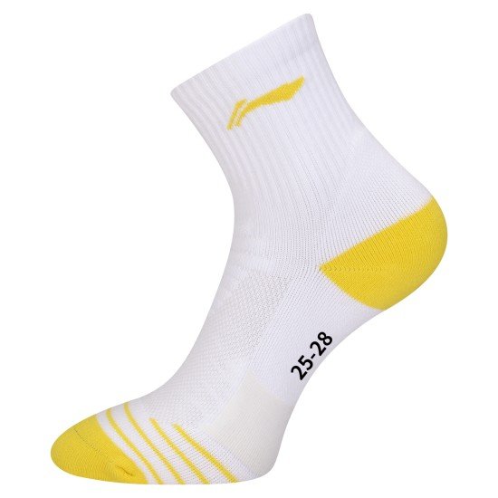 Носки мужские средние (белые/желтые) Li-NING AWSS375-6