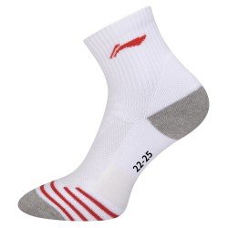 Носки женские средние (белые/красн) Li-NING AWSS377-5