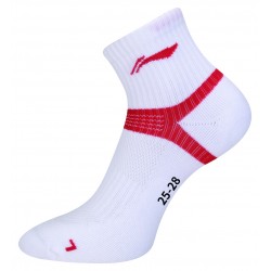 Носки мужские высокие (белые/красные) Li-NING AWSS387-1