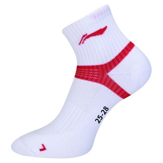 Носки мужские высокие (белые/красные) Li-NING AWSS387-1