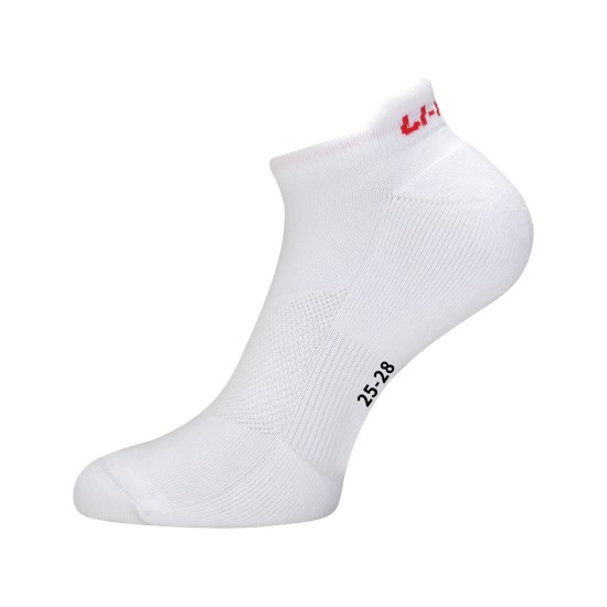Носки мужские низкие (бел/красн) Li-NING AWSS399-5