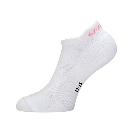 Носки женские низкие (бел/розов) Li-NING AWSS401-6