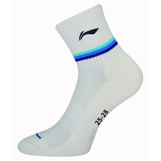Носки мужские высокие (белые/синие) Li-NING AWST057-1