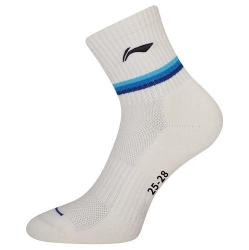 Носки женские высокие (белые/синие) Li-NING AWST058-1