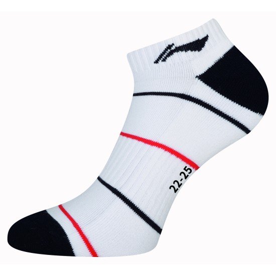 Носки женские низкие (белые/красн/черные) Li-NING AWST062-1
