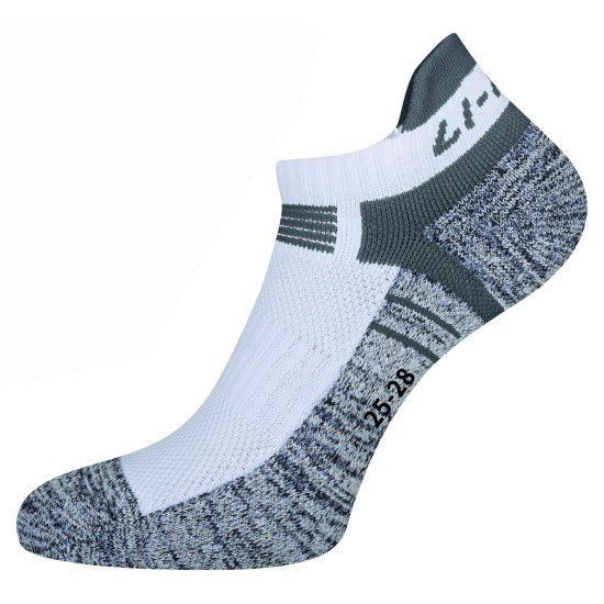 Носки мужские низкие (белые/серые) Li-NING AWST073-3