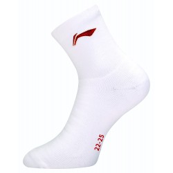 Носки женские высокие (белые/красные) Li-NING AWSU060-2