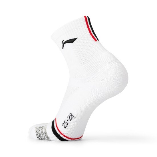 Носки мужские высокие (белые/черные) Li-NING AWSU071-1