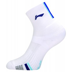 Носки женские высокие (белые/синие) Li-NING AWSU072-2