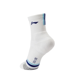 Носки женские высокие (белые/синие) Li-NING AWSU072-2