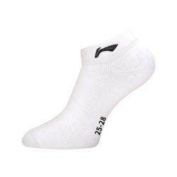 Носки мужские низкие (белые/черные) Li-NING AWSU079-1