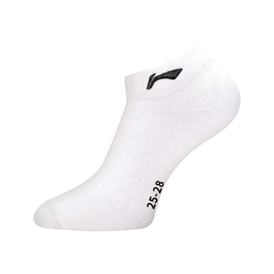 Носки мужские низкие (белые/черные) Li-NING AWSU079-1