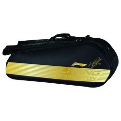 Сумка для бадминтона 6 ракеток Chen Long (черн-золотая) Li-NING ABJN098-1