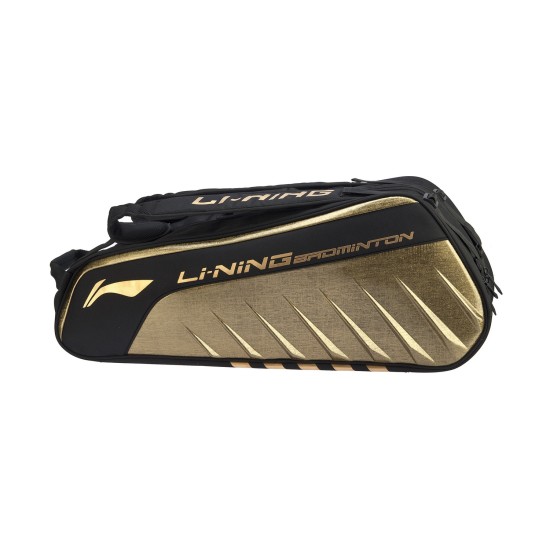 Сумка для бадминтона 6 ракеток (черная золото) Li-NING ABJP078-3