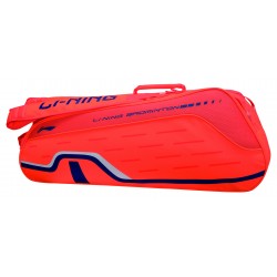 Сумка для бадминтона 6 ракеток (оранжевая) Li-NING ABJQ048-3