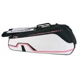 Сумка для бадминтона 6 ракеток (белая/черн) Li-NING ABJQ066-1