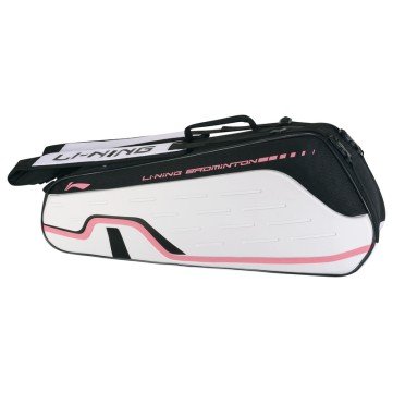 Сумка для бадминтона 6 ракеток (белая/черн) Li-NING ABJQ066-1
