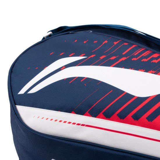 Сумка для бадминтона 6 ракеток (синяя с красным) Li-NING ABLV029-3
