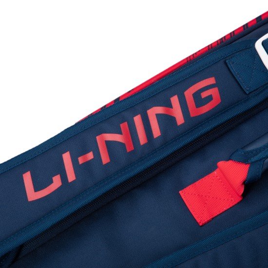 Сумка для бадминтона 6 ракеток (синяя с красным) Li-NING ABLV029-3