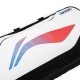 Сумка для бадминтона 6 ракеток (белая с лого) Li-NING ABLV079-2