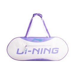 Сумка для бадминтона 6 ракеток (белая с лого) Li-NING ABLV081-3