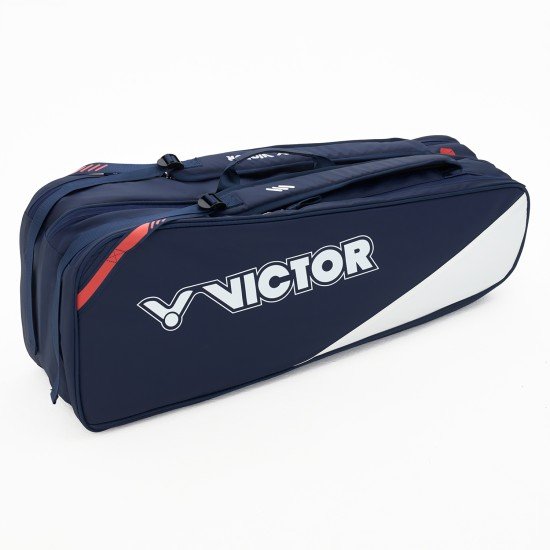 Сумка для бадминтона 6 ракеток Victor BR5260 BA (синяя с белым) 