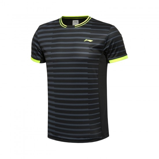 Комплект мужской шорты с футболкой (черный) Li-NING AATL039-5