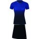 Комплект женский юбка с футболкой (синий черный) Li-NING AATN018-2
